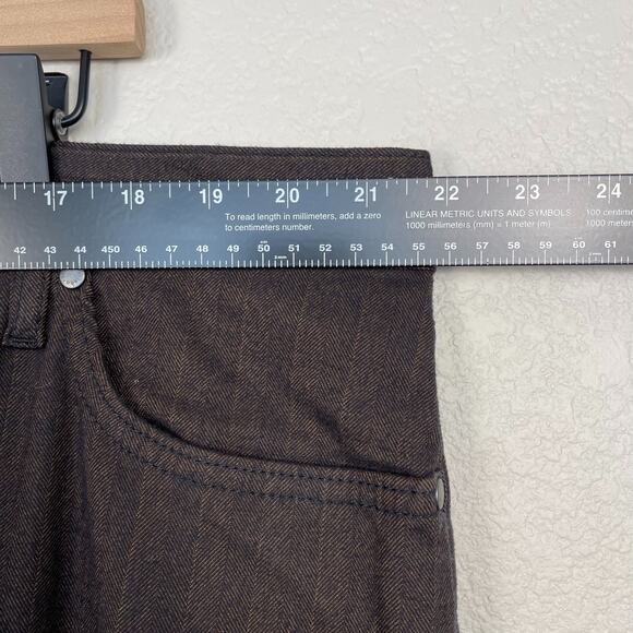 John Varvatos JV 701 Regular Fit Straight Leg Brown Stripe Pants 42 NWT - Picture 12 of 13